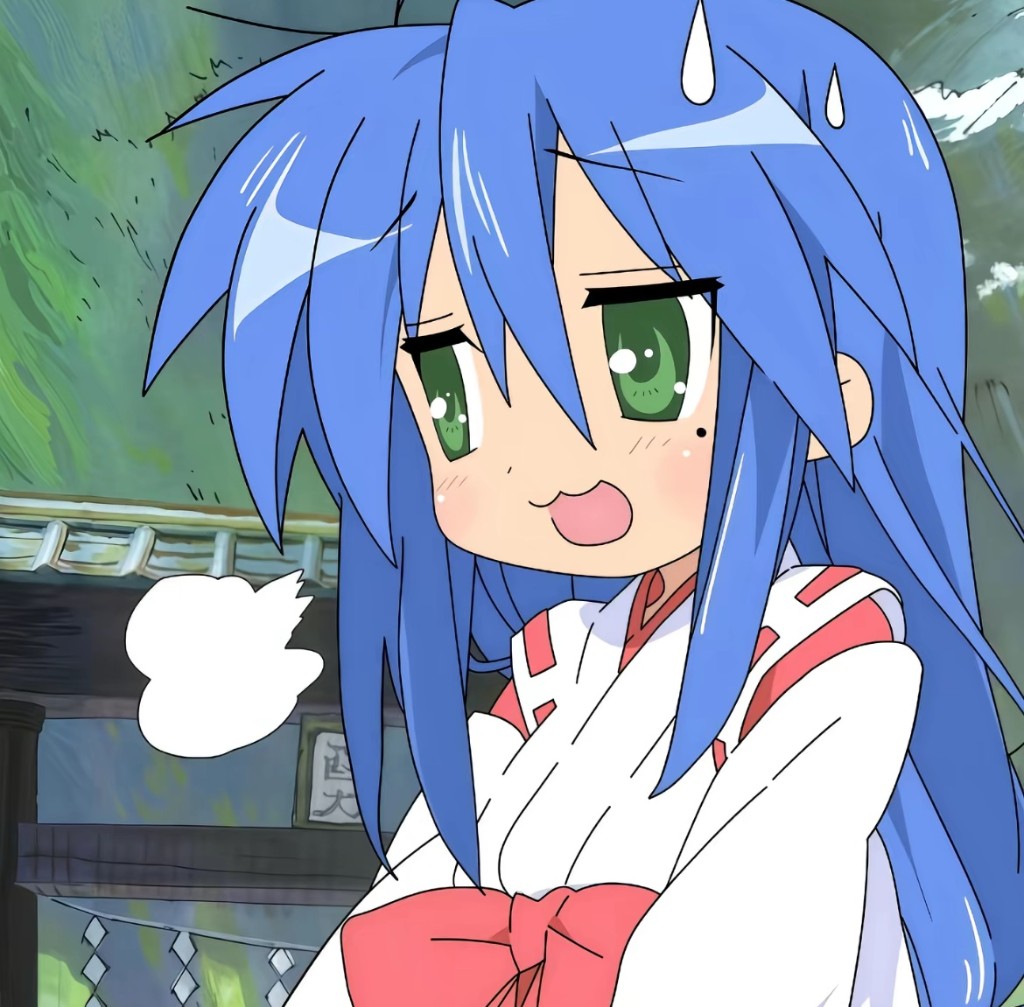 幸运星风格角色插图